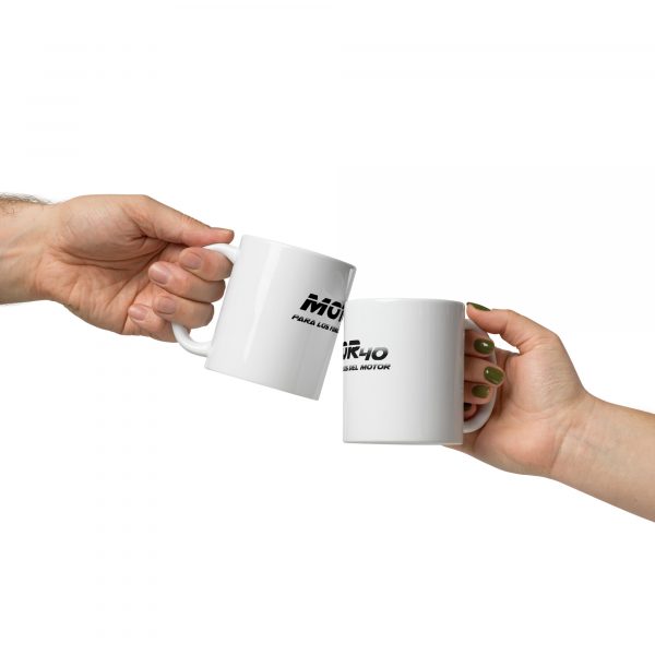 Taza blanca MOTOR40 - Imagen 2