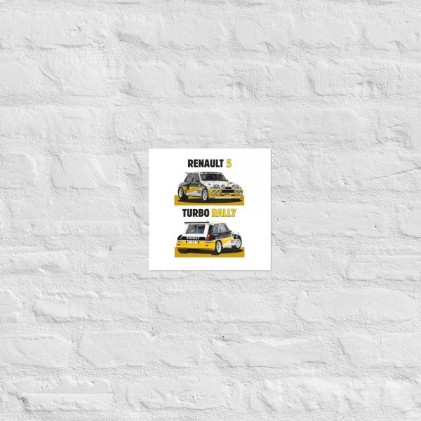Póster Renault 5 Turbo Rally - Imagen 4
