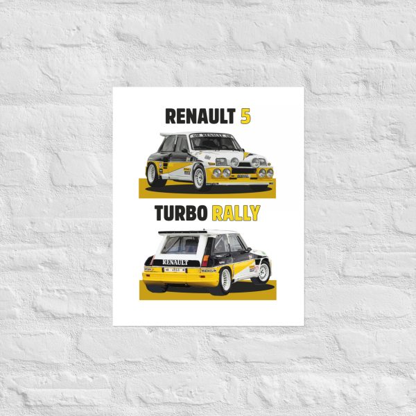 Póster Renault 5 Turbo Rally