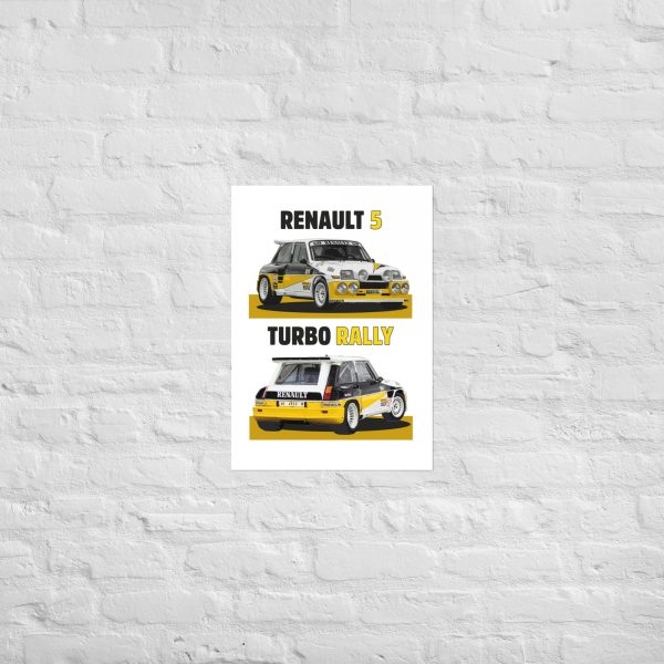Póster Renault 5 Turbo Rally - Imagen 3